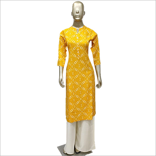 Ladies Party Wear Kurti with Palazzo Set